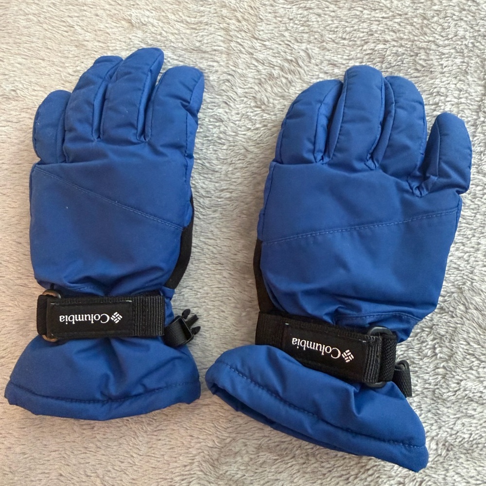Columbia Youth XS Blue Gloves